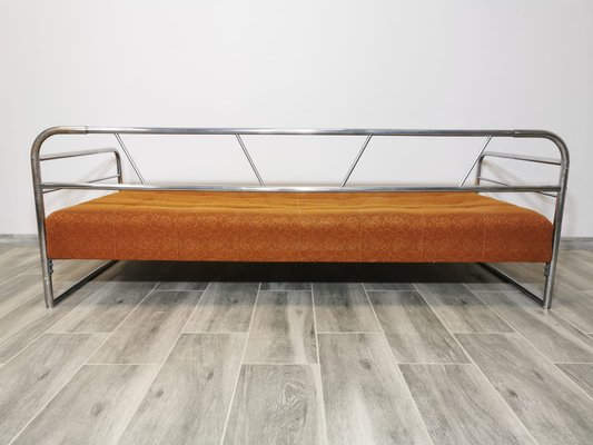 Bauhaus Chrome Sofa by Robert Slezak for Slezak Factories, 1930s-QJA-1741512