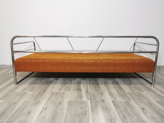 Bauhaus Chrome Sofa by Robert Slezak for Slezak Factories, 1930s-QJA-1741512