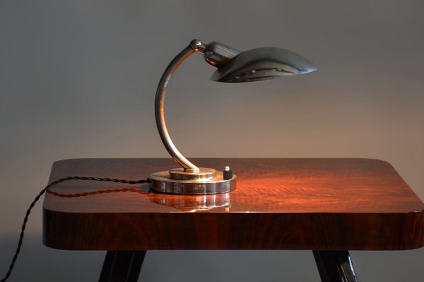 Bauhaus Chrome Table Lamp by F. Anyz, 1920s-WHY-1723737