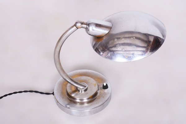 Bauhaus Chrome Table Lamp by F. Anyz, 1920s-WHY-1723737