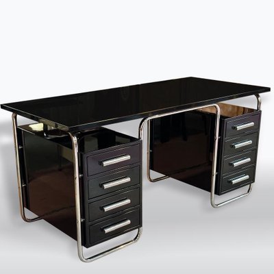 Bauhaus Chrome Tubular Writing Desk-XSL-2027697