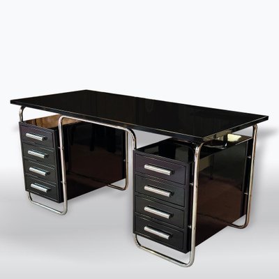 Bauhaus Chrome Tubular Writing Desk-XSL-2027697