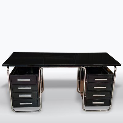 Bauhaus Chrome Tubular Writing Desk-XSL-2027697