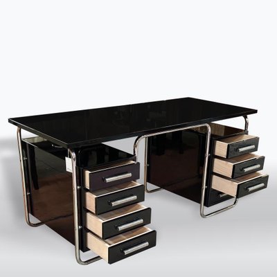 Bauhaus Chrome Tubular Writing Desk-XSL-2027697