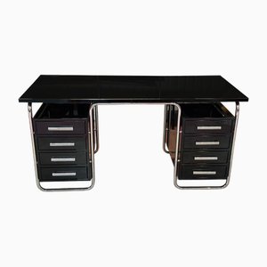 Bauhaus Chrome Tubular Writing Desk-XSL-2027697