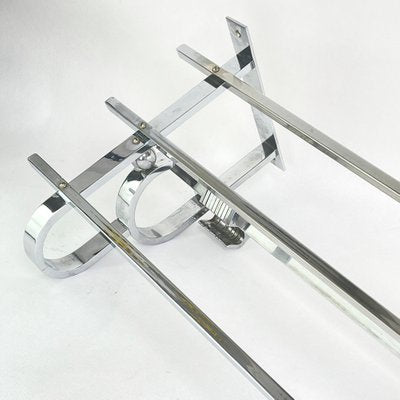 Bauhaus Chrome Wall Rack-JUZ-1328739