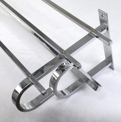 Bauhaus Chrome Wall Rack-JUZ-1328739