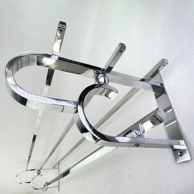 Bauhaus Chrome Wall Rack-JUZ-1328739