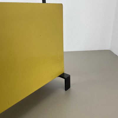 Bauhaus Cubic Metal Magazine Holder, Netherlands, 1970s-QZ-1817190