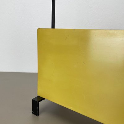 Bauhaus Cubic Metal Magazine Holder, Netherlands, 1970s-QZ-1817190