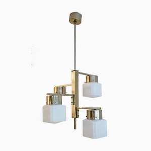 Bauhaus Czech Chandelier, 1930s-HYJ-660274