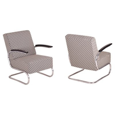 Bauhaus Czechian Lounge Chairs from Mücke-Melder, 1930s, Set of 2-WHY-1231887