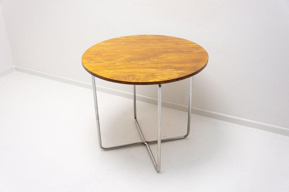 Bauhaus Czechoslovakian B27 Coffee Table by Marcel Breuer, 1930s