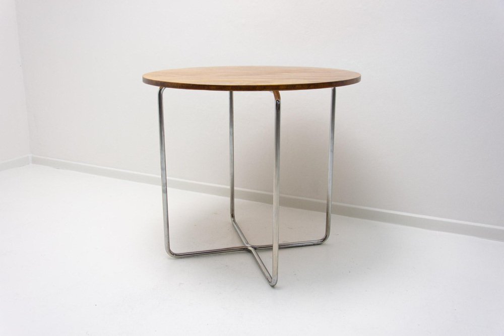 Bauhaus Czechoslovakian B27 Coffee Table by Marcel Breuer, 1930s