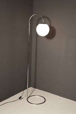 Bauhaus Czechoslovakian Chromed Floor Lamp, 1930s-HXT-2036102