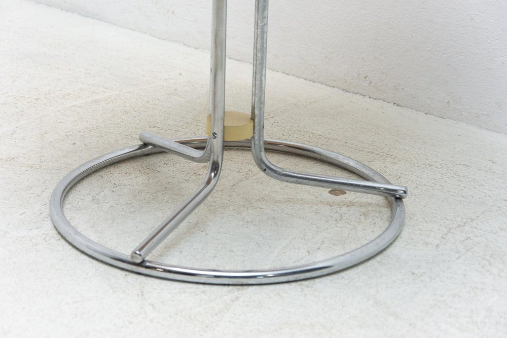 Bauhaus Czechoslovakian Coffee Table in Chrome, 1930s