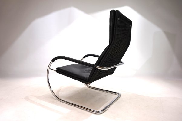 Bauhaus D35 Kinetic Leather Lounge Chair by Anton Lorenz for Tecta, 1980s-HUW-2016609