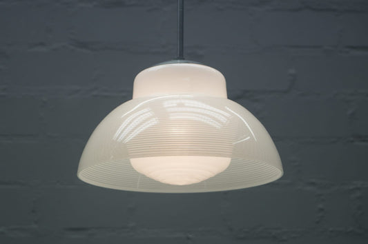 Bauhaus Double Shade Ceiling Lamp, 1940s