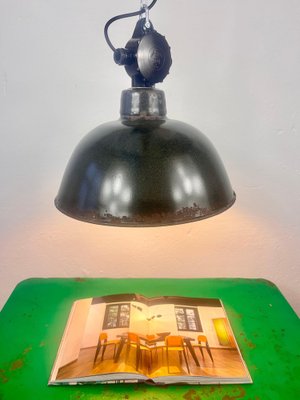 Bauhaus Factory Ceiling Lamp, GDR, 1960s-WPB-1791219