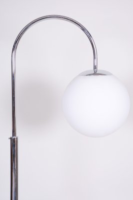 Bauhaus Floor Lamp in Chrome & Milk Glass, 1930s-WHY-1767519