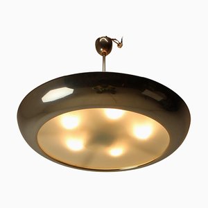 Bauhaus Functionalist Chandelier UFO, 1930s-TZ-1778202