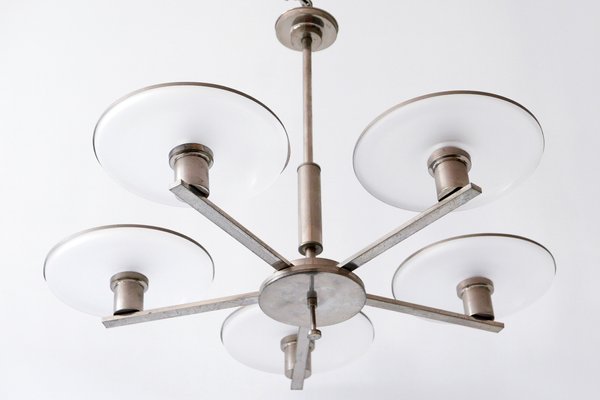 Bauhaus German Chandelier, 1930s-WPT-652963