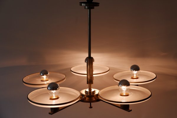 Bauhaus German Chandelier, 1930s-WPT-652963