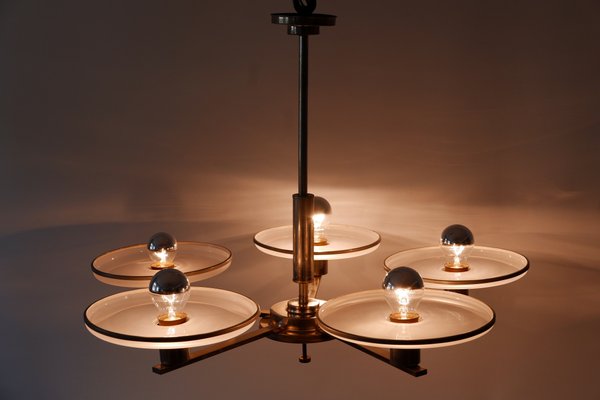 Bauhaus German Chandelier, 1930s-WPT-652963