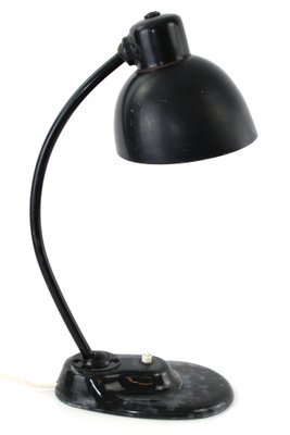 Bauhaus German Table Lamp with Glass Foot by H. Bredendieck and Marianne Brandt for Kandem / Bauhaus, 1928-ZWH-1801104