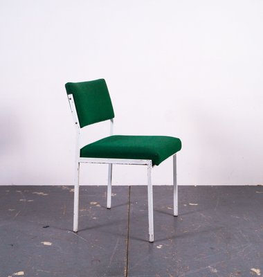 Bauhaus Green and White Office Chair, 1950s-VLO-1403056