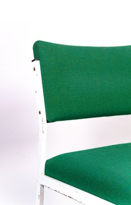 Bauhaus Green and White Office Chair, 1950s-VLO-1403056