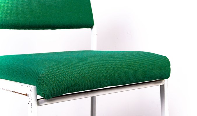 Bauhaus Green and White Office Chair, 1950s-VLO-1403056