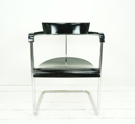 Bauhaus H-128 Cantilever Armchair by Jindrich Halabala, 1930s-FHJ-999062