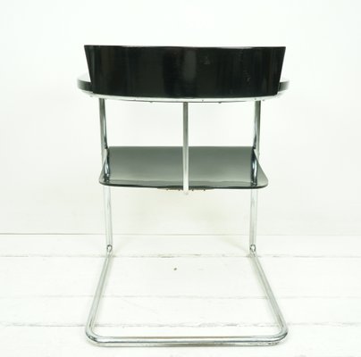 Bauhaus H-128 Cantilever Armchair by Jindrich Halabala, 1930s-FHJ-999062