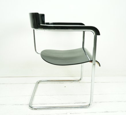 Bauhaus H-128 Cantilever Armchair by Jindrich Halabala, 1930s-FHJ-999062