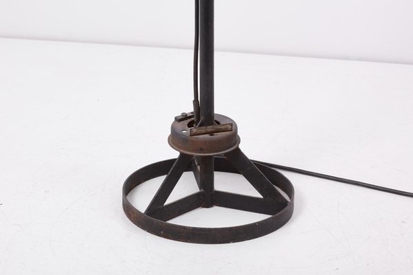 Bauhaus Industrial Height Adjustable Floor Lamp, 1920s-SFD-708023