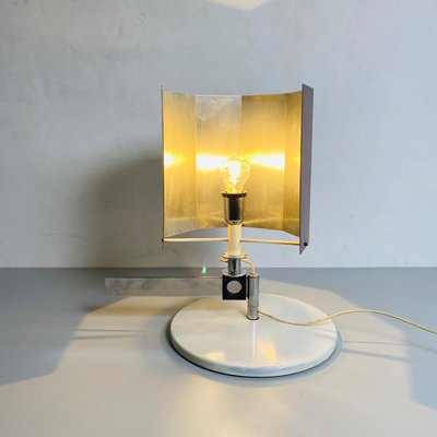 Bauhaus Italian Metal Table Lamp by Carl Jacob Jucker for Imago Dp, 1960s-GDD-1096983