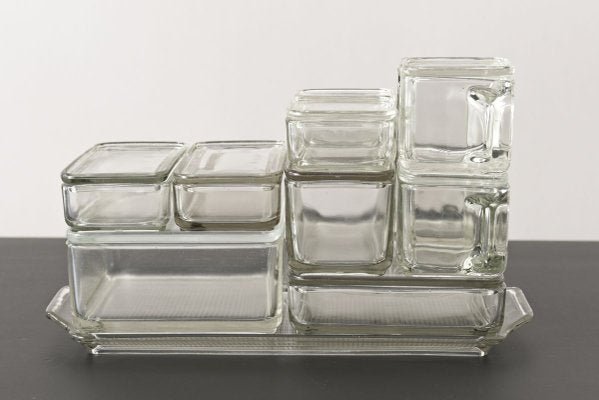 Bauhaus Kubus Storage Containers by Wilhelm Wagenfeld for VLG, Germany, 1930s, Set of 21-LOB-700739