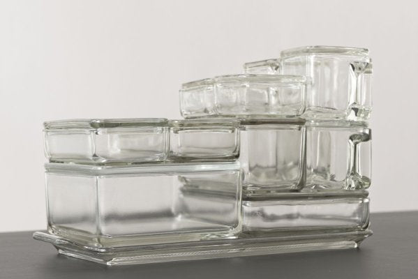 Bauhaus Kubus Storage Containers by Wilhelm Wagenfeld for VLG, Germany, 1930s, Set of 21-LOB-700739