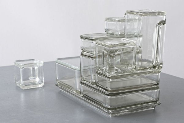 Bauhaus Kubus Storage Containers by Wilhelm Wagenfeld for VLG, Germany, 1930s, Set of 21-LOB-700739