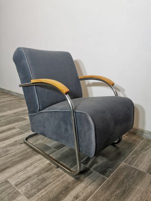 Bauhaus Lounge Chair from Mücke Melder, 1940s-QJA-1754300