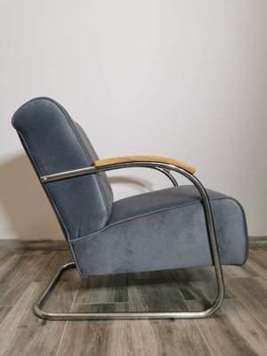 Bauhaus Lounge Chair from Mücke Melder, 1940s-QJA-1754300