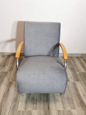 Bauhaus Lounge Chair from Mücke Melder, 1940s-QJA-1754300