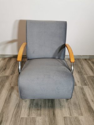 Bauhaus Lounge Chair from Mücke Melder, 1940s-QJA-1754300