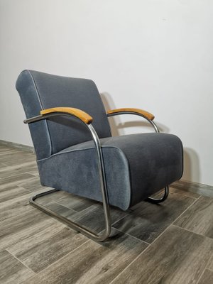 Bauhaus Lounge Chair from Mücke Melder, 1940s-QJA-1754300