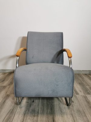 Bauhaus Lounge Chair from Mücke Melder, 1940s-QJA-1754300