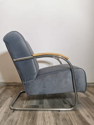 Bauhaus Lounge Chair from Mücke Melder, 1940s-QJA-1754300