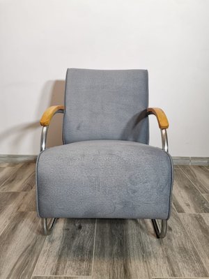 Bauhaus Lounge Chair from Mücke Melder, 1940s-QJA-1754300