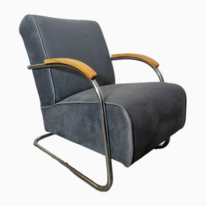 Bauhaus Lounge Chair from Mücke Melder, 1940s-QJA-1754300