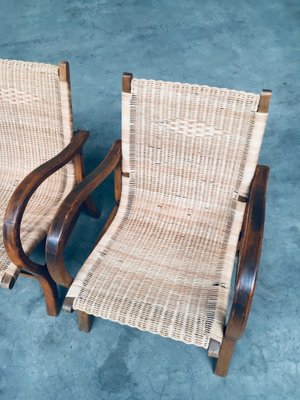 Bauhaus Lounge Chair Set by Erich Dieckmann, 1930s, Set of 2-RQV-1791451